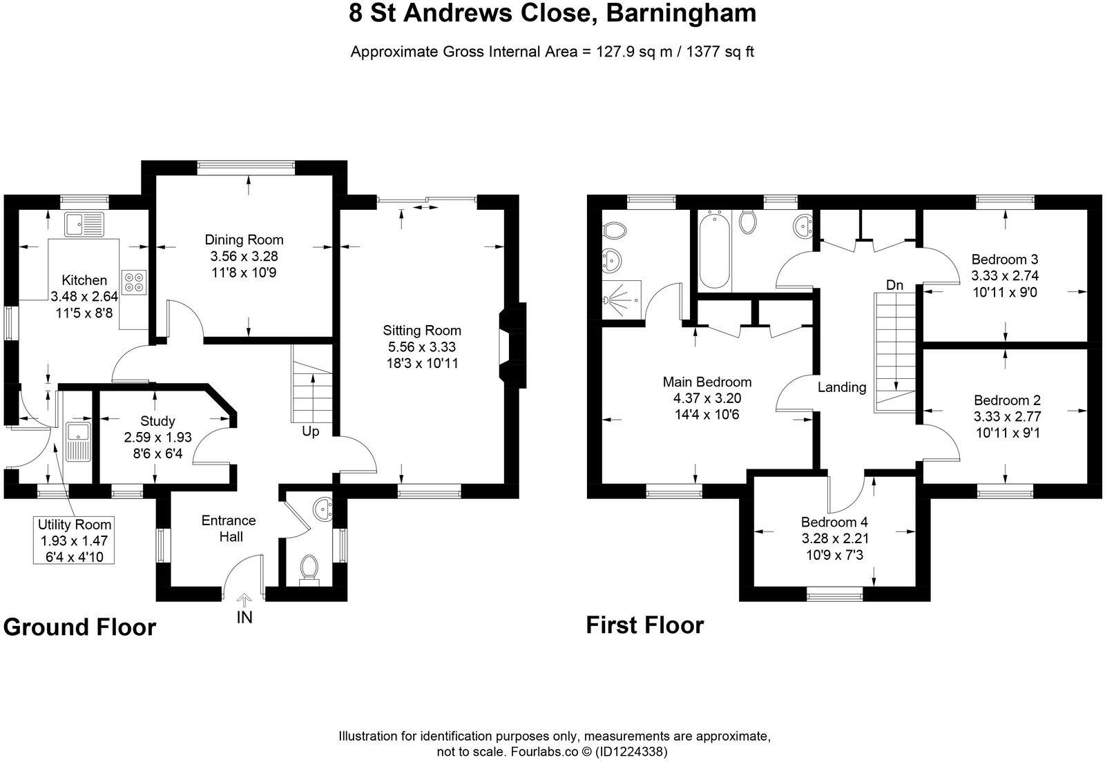 Barningham, Bury St Edmunds, Suffolk floorplan