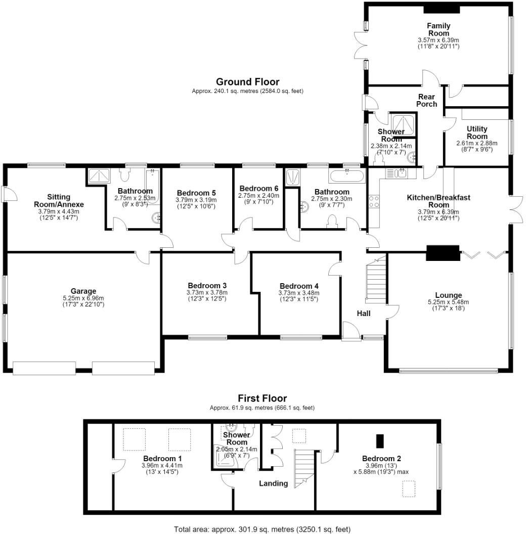 High Winds, St. Mary Hill, Vale Of Glamorgan, CF35 5ED floorplan