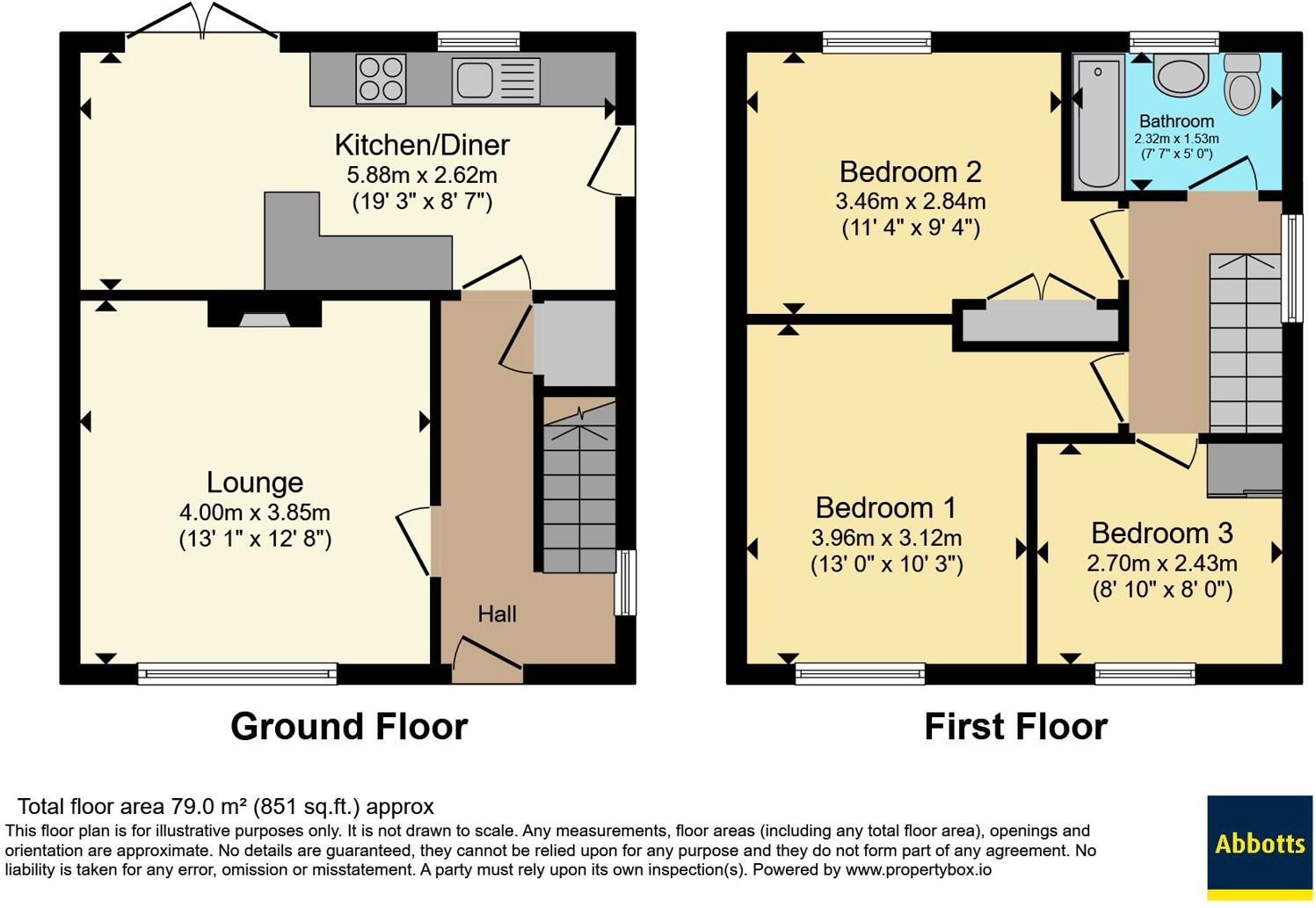 Blyth Avenue, Shoeburyness, Southend-on-Sea, Essex, SS3 floorplan