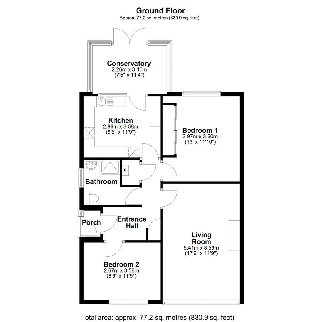 Corinium Road, Ross-On-Wye floorplan