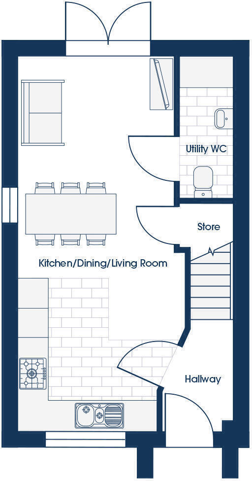 Johnson New Road,
Hoddlesden,
BB3 3QE floorplan