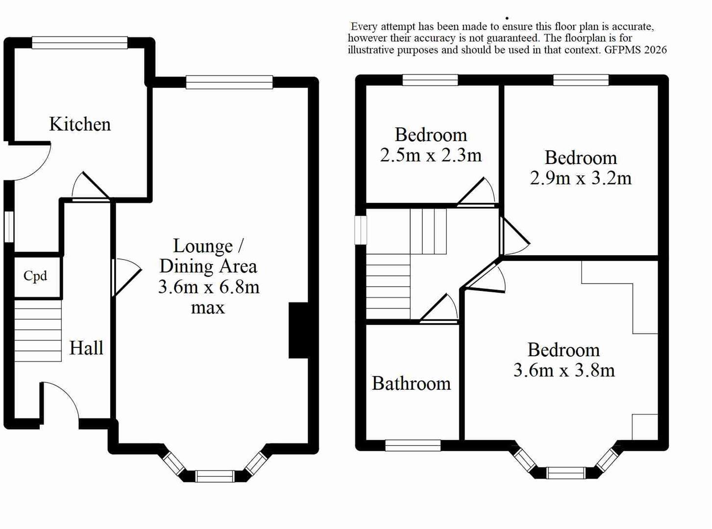 Back Lane Bradford floorplan
