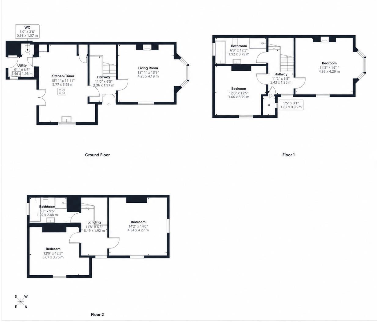 49 Cleveland Street, Shrewsbury, SY2 5DN floorplan