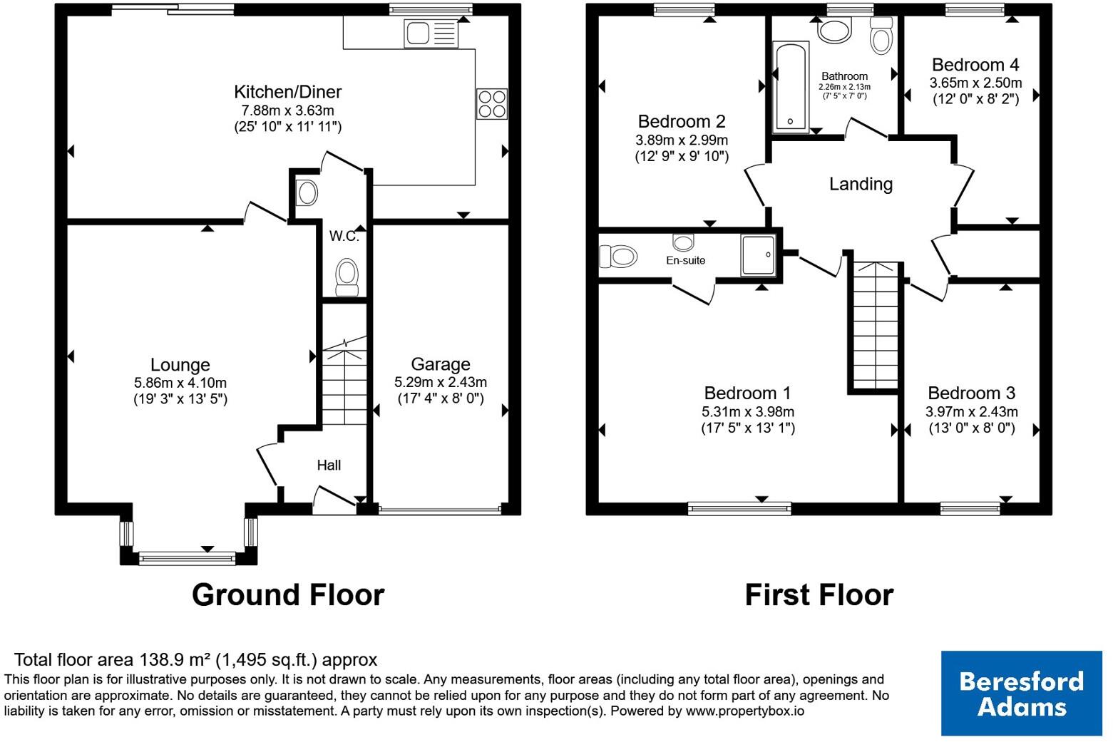 Rivieres Avenue, Colwyn Bay, Conwy, LL29 floorplan