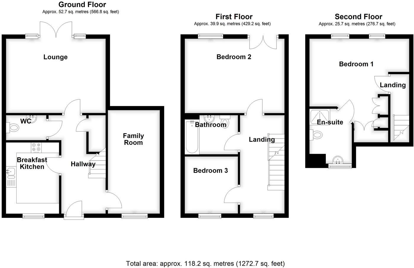Frome Walk, Spalding floorplan