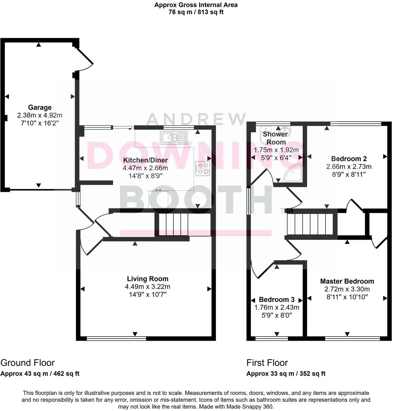 Giles Road, Lichfield, WS13 7JU - Spacious Detached Family Home floorplan