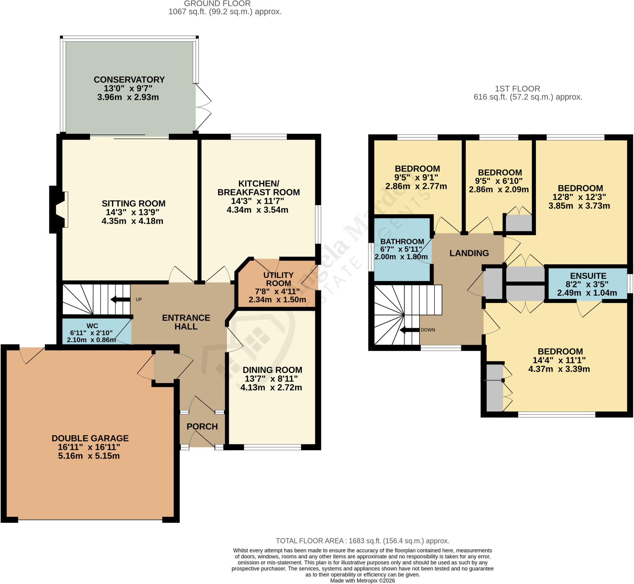 Lavender Close, Hailsham, BN27 floorplan