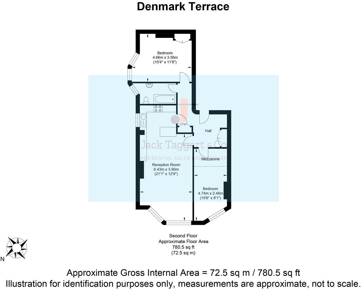 Denmark Terrace, Brighton floorplan