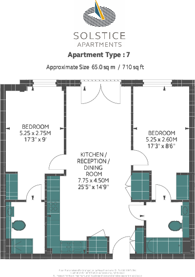 Solstice Apartments, Milton Keynes Milton Keynes MK9 floorplan