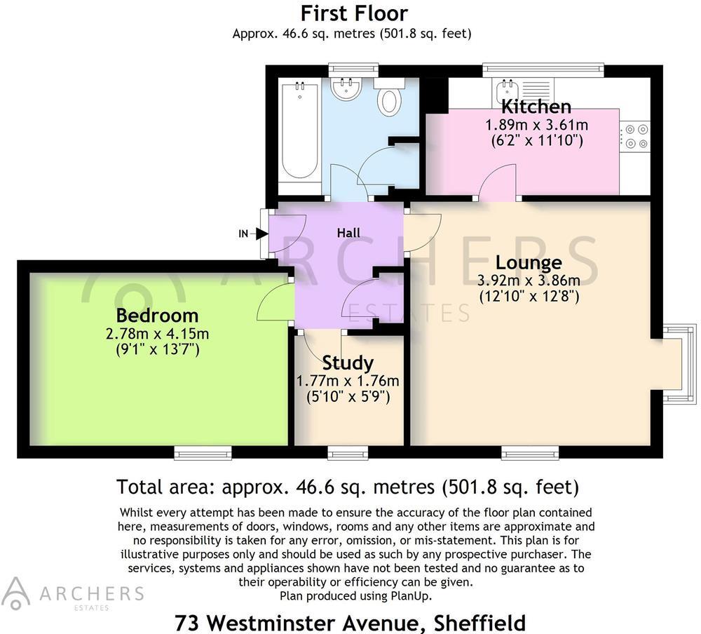 Westminster Avenue, Lodge Moor, Sheffield floorplan