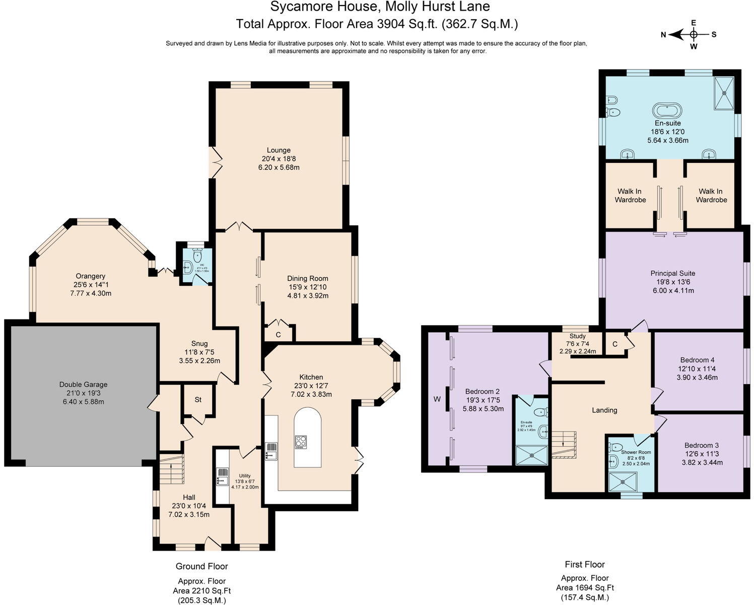 Sycamore House, Woolley, WF4 2JY floorplan