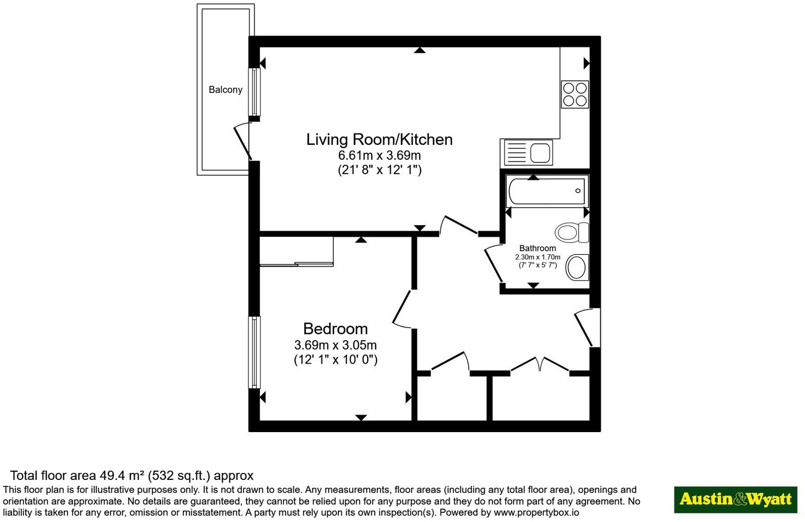 Thomas Blake Avenue, SOUTHAMPTON, Hampshire, SO14 floorplan