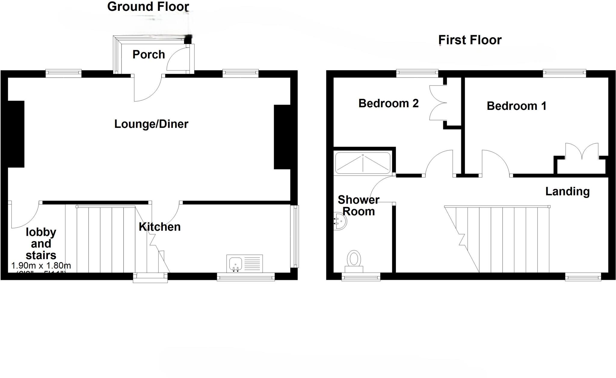 Bygate Road, Whitley Bay, Tyne and Wear, NE25 floorplan