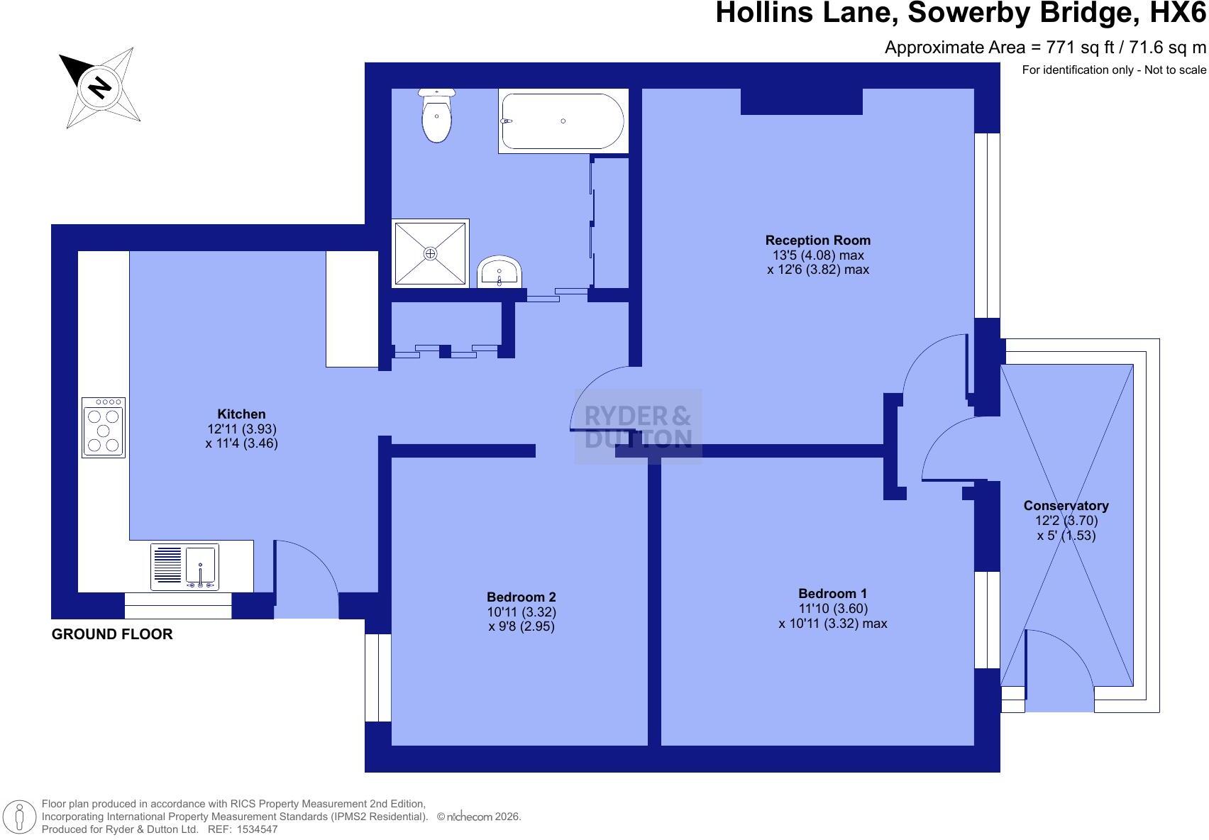 Hollins Lane, Sowerby Bridge, West Yorkshire, HX6 floorplan