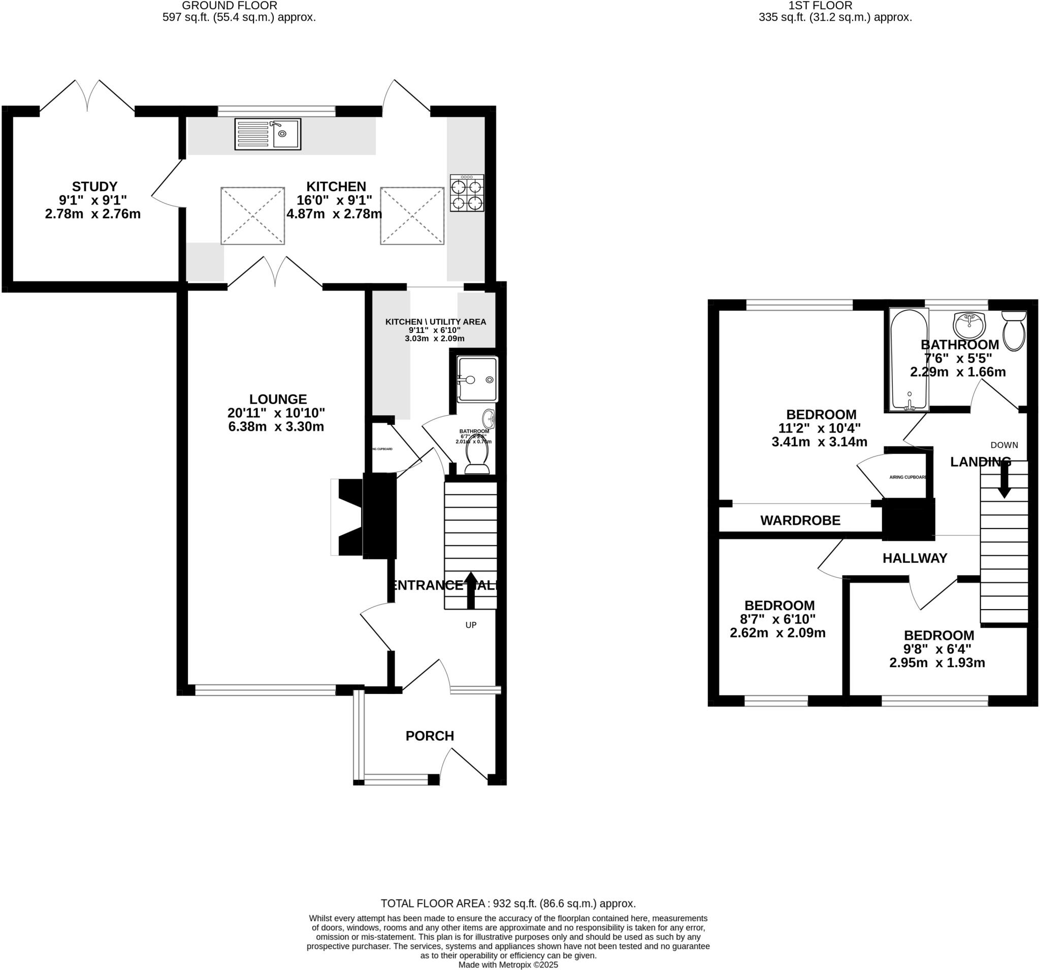 Meadway, Colney Heath, St. Albans, Hertfordshire, AL4 floorplan