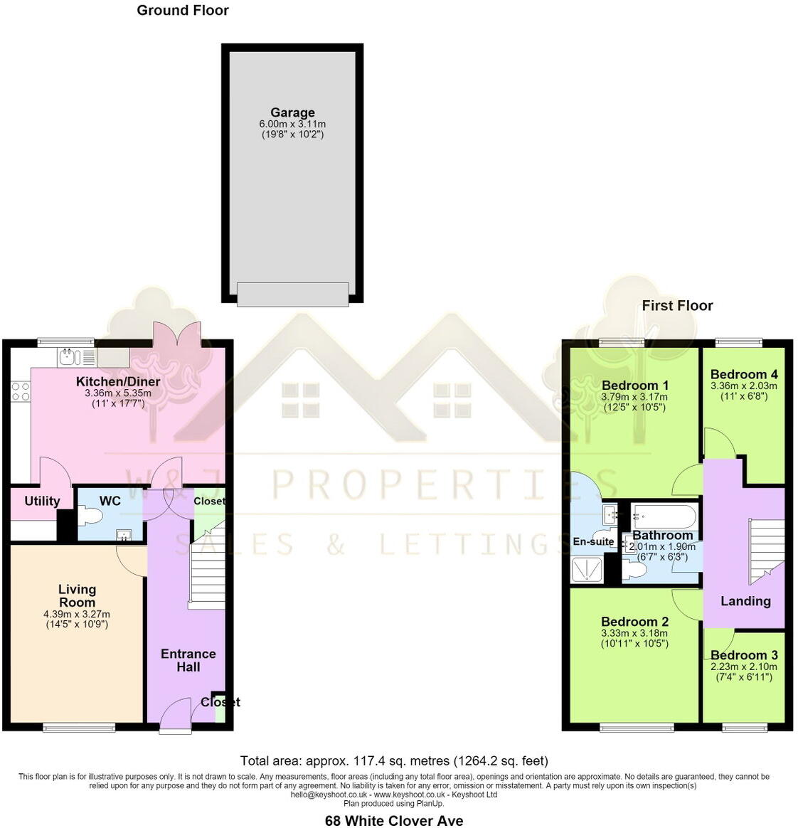 White Clover Avenue, Feniscowles, Blackburn, BB2 5PE floorplan