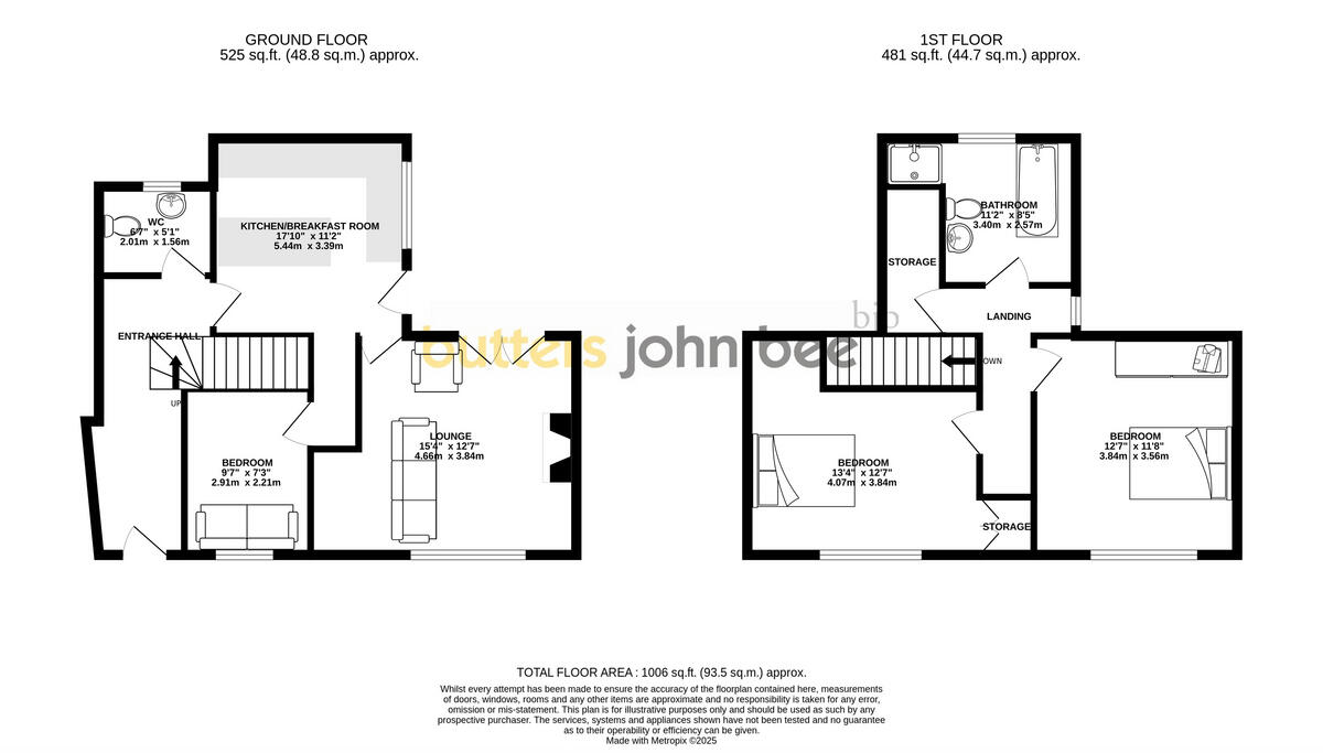 Congleton Road North, Scholar Green floorplan