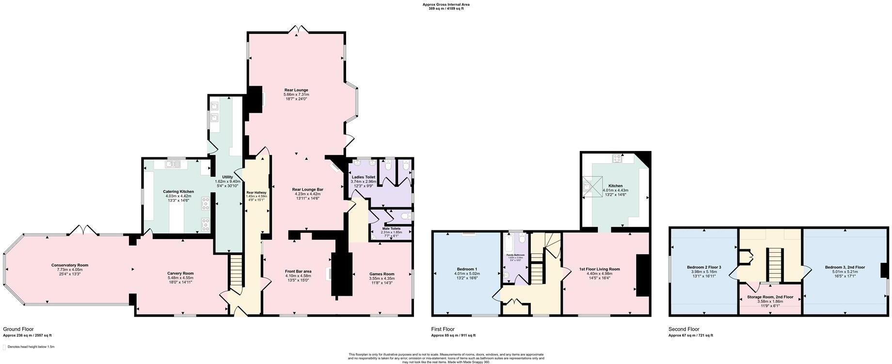 Wall-Under-Heywood, Church Stretton floorplan