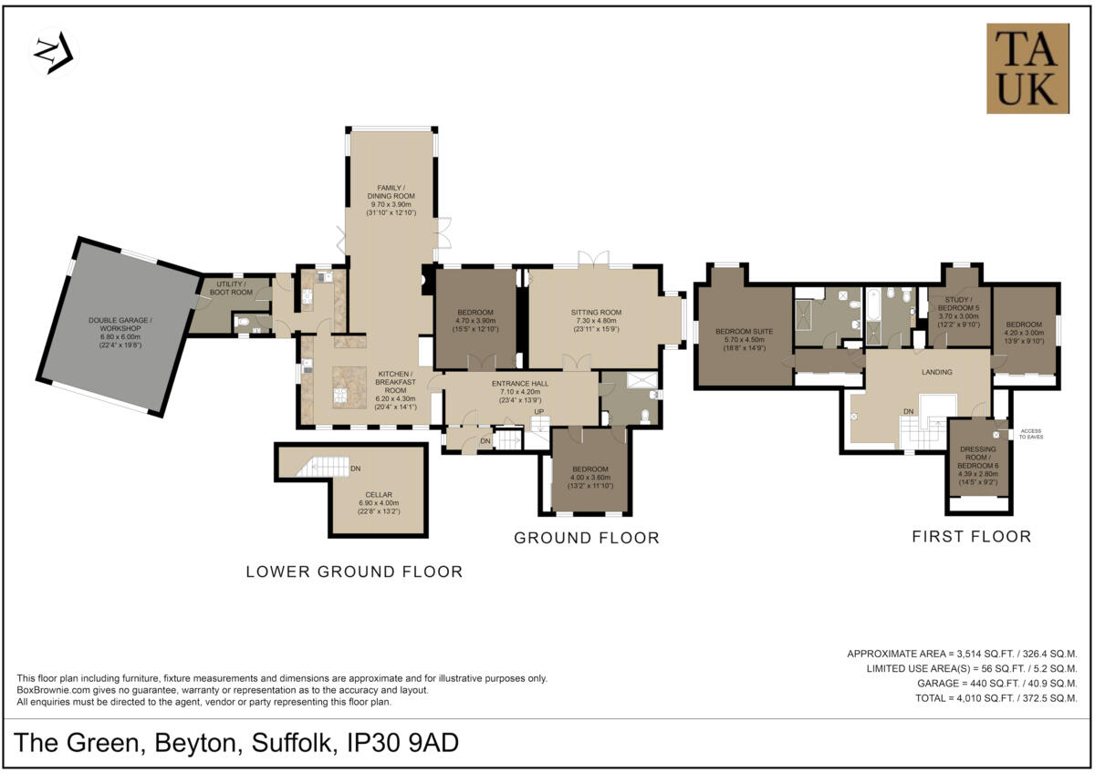 The Green, Bury St. Edmunds, IP30 floorplan