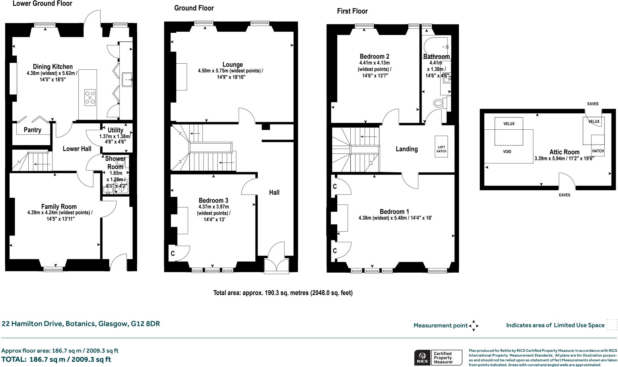 Hamilton Drive, Botanics, Glasgow floorplan