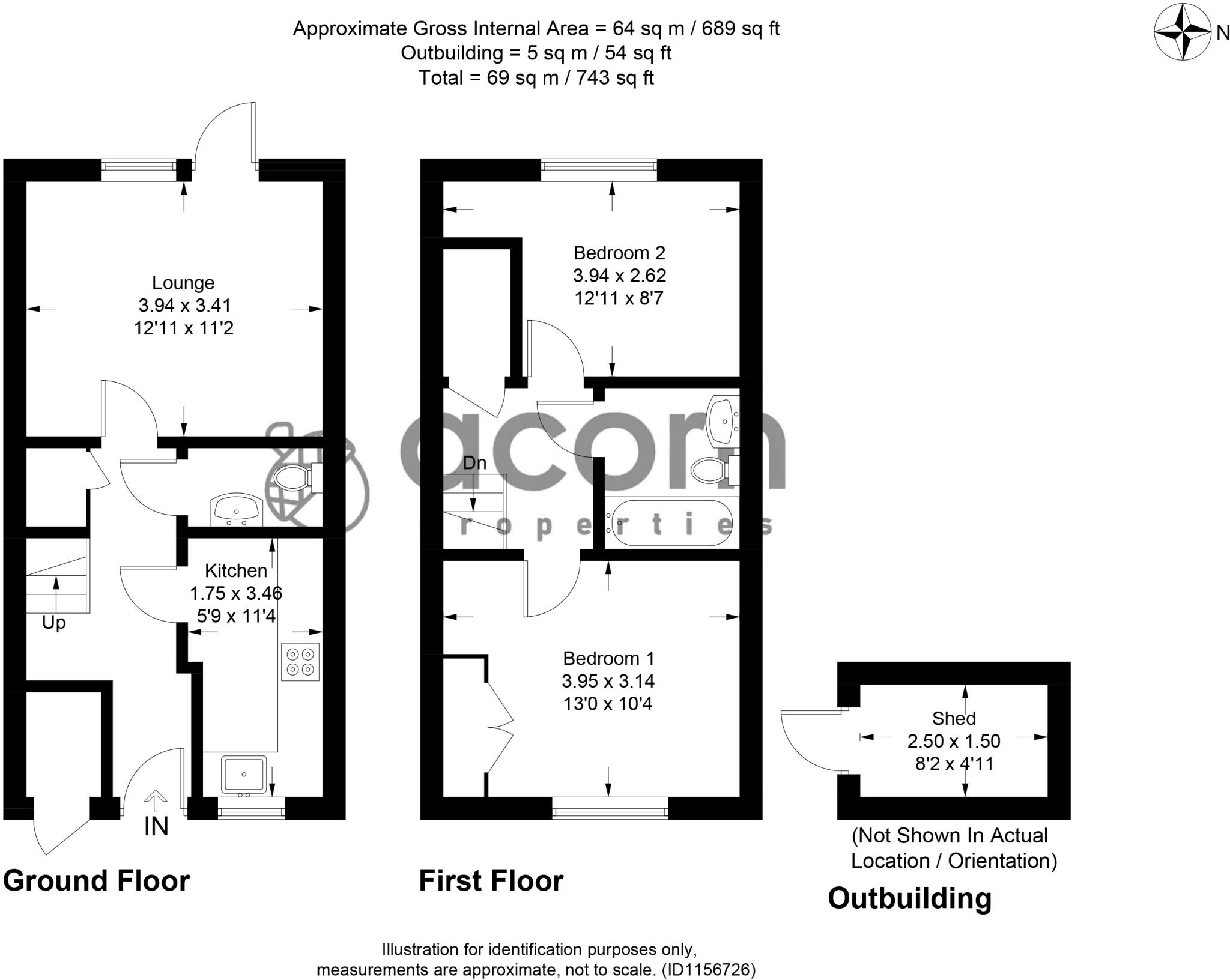 Shawbury Close, Colindale, NW9 floorplan