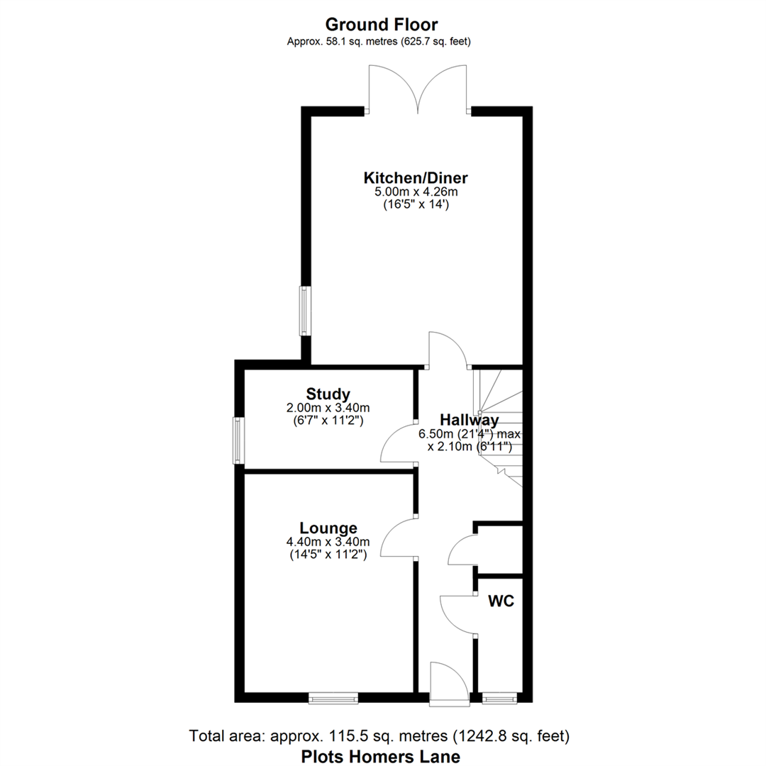 Homers Lane, Freiston, Boston floorplan