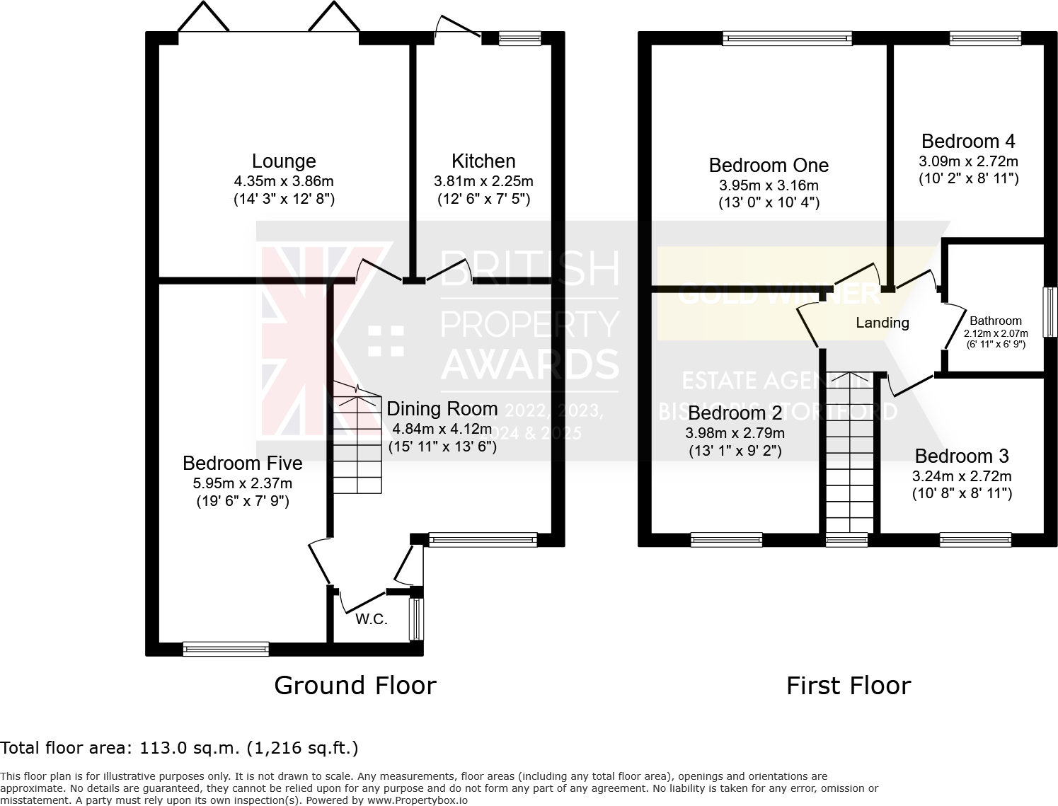 Boundary Road, Bishops Stortford, Hertfordshire floorplan