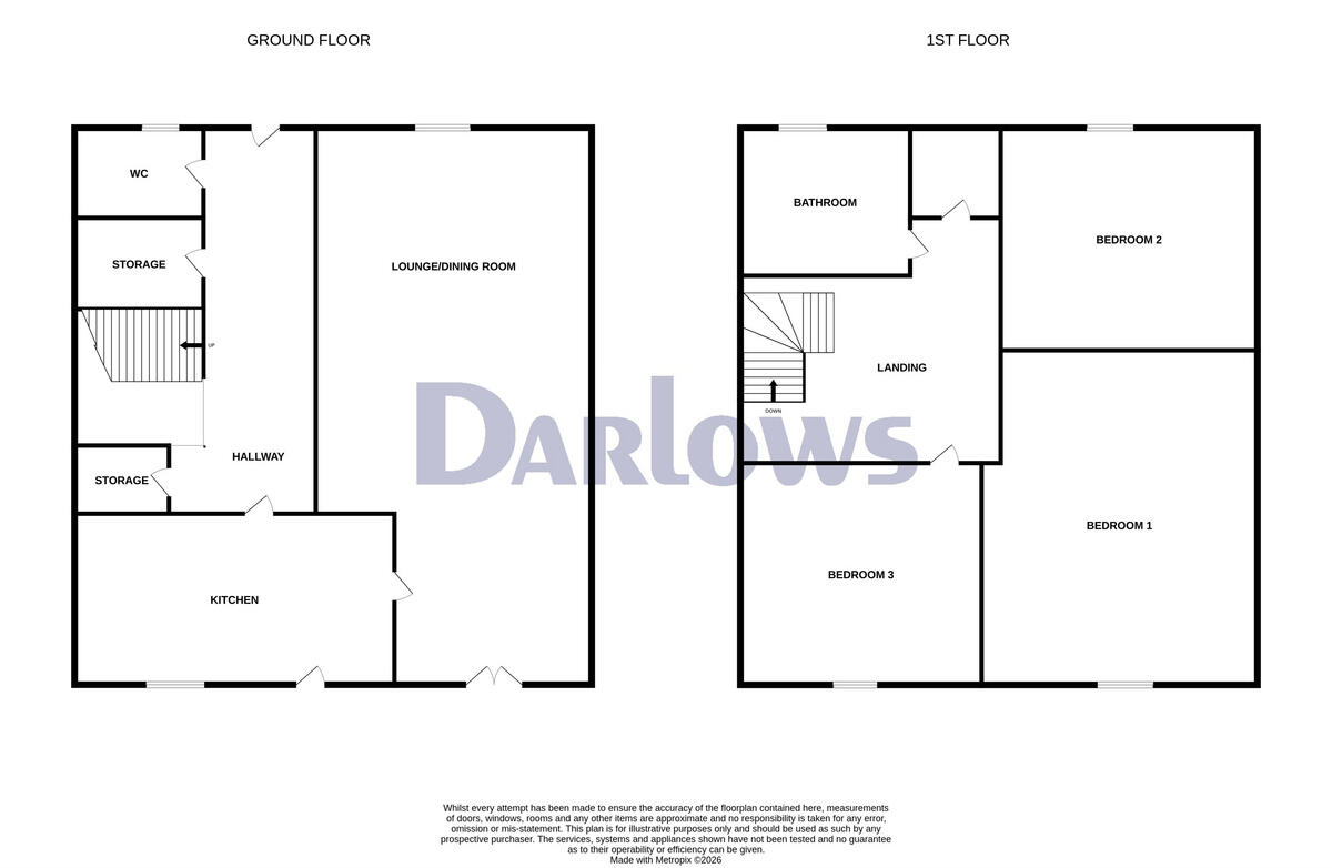 Brynglas, Bargoed floorplan