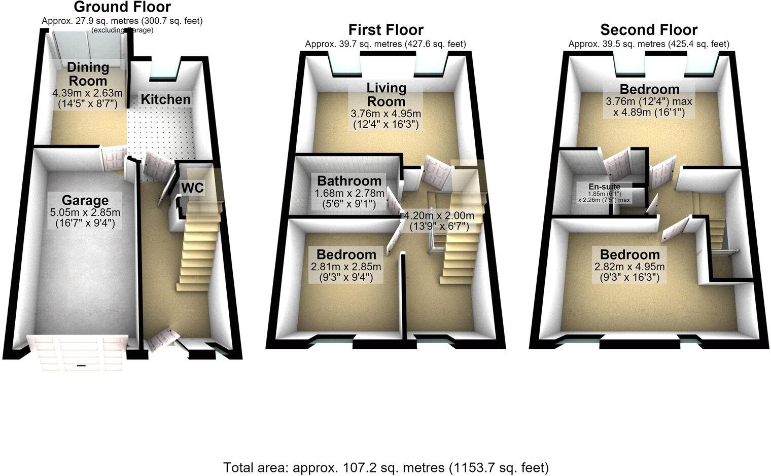 Coal Bank Fold, Norden, Rochdale, OL11 floorplan
