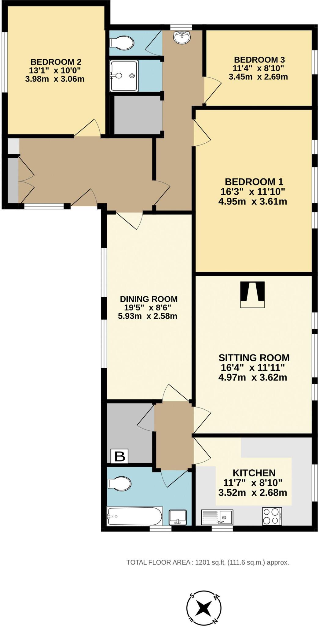 Yarcombe, Honiton, Devon EX14 floorplan