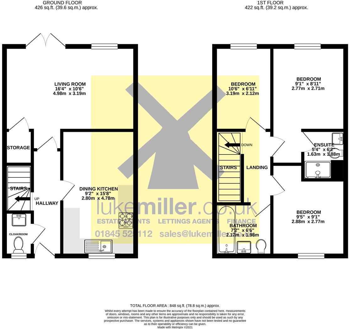 Violet Close, Sowerby, North Yorkshire floorplan