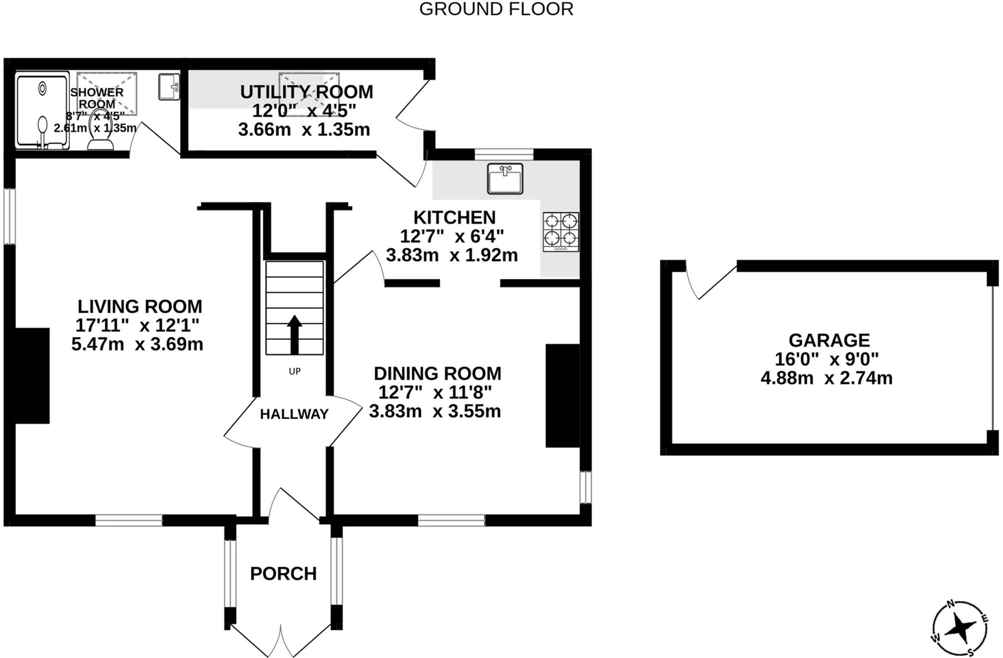 Yarrow Cottage, Glen Road, Colby floorplan
