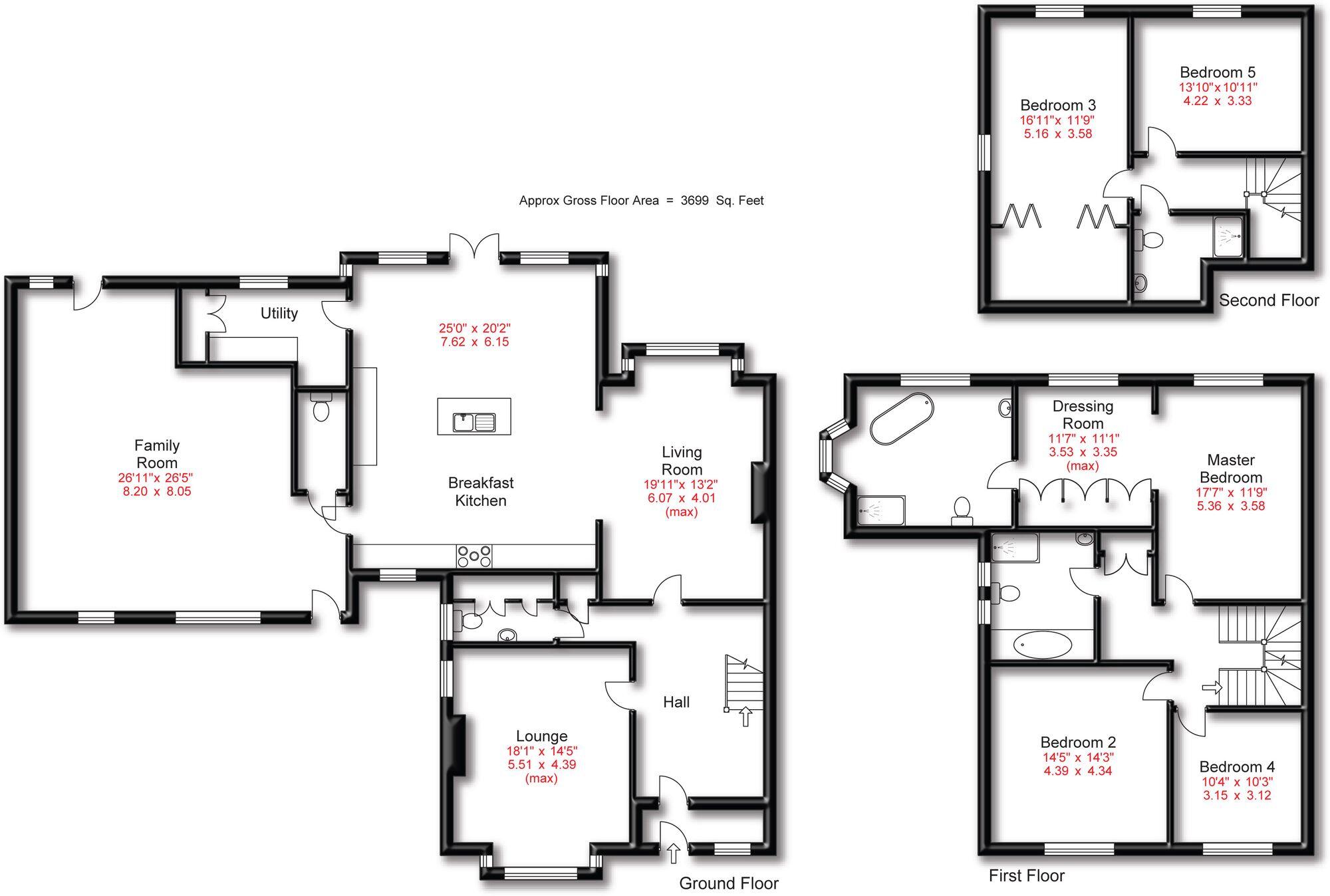 Gilbert Road, Hale, WA15 floorplan