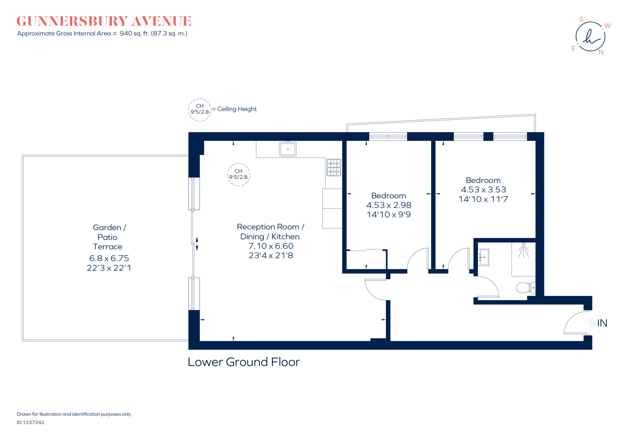 Gunnersbury Avenue, Ealing, W5 floorplan