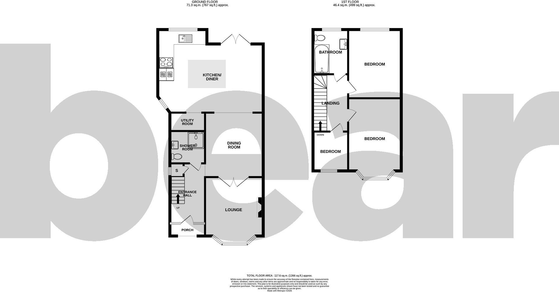 Park Avenue, Leigh-on-Sea floorplan