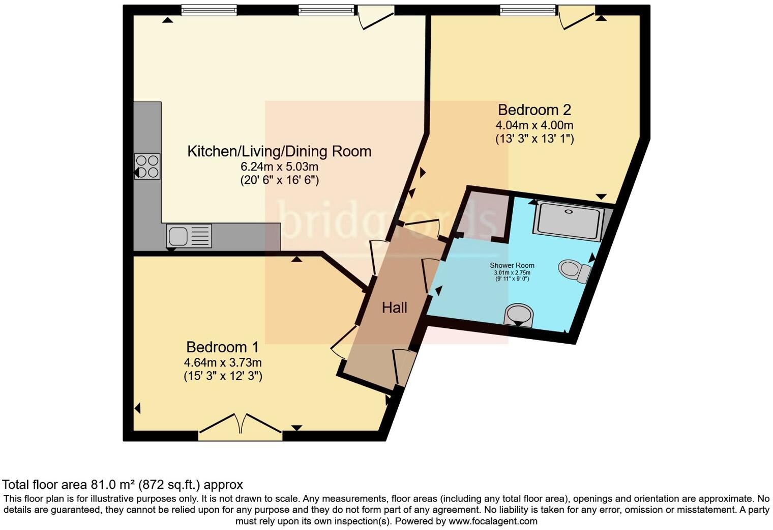 Fairfield Road, Openshaw, M11 floorplan