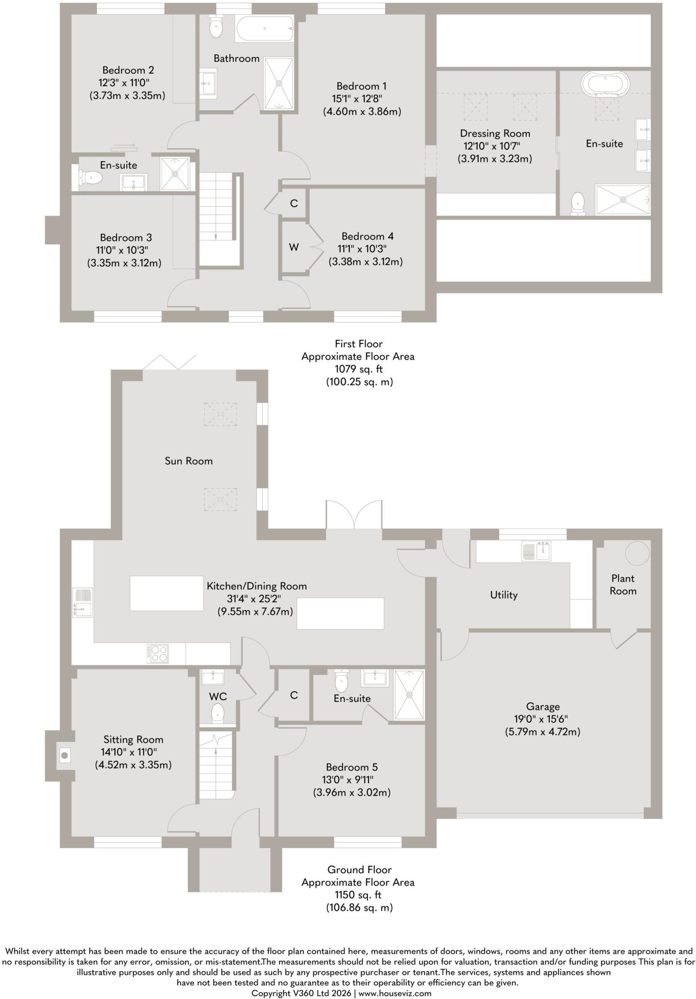Five-Bedroom Detached New Home in Tydd Gote floorplan
