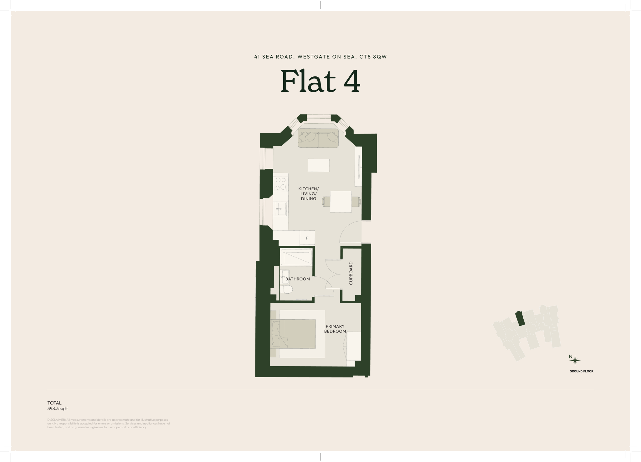 Chalk House, Sea Road, CT8 floorplan