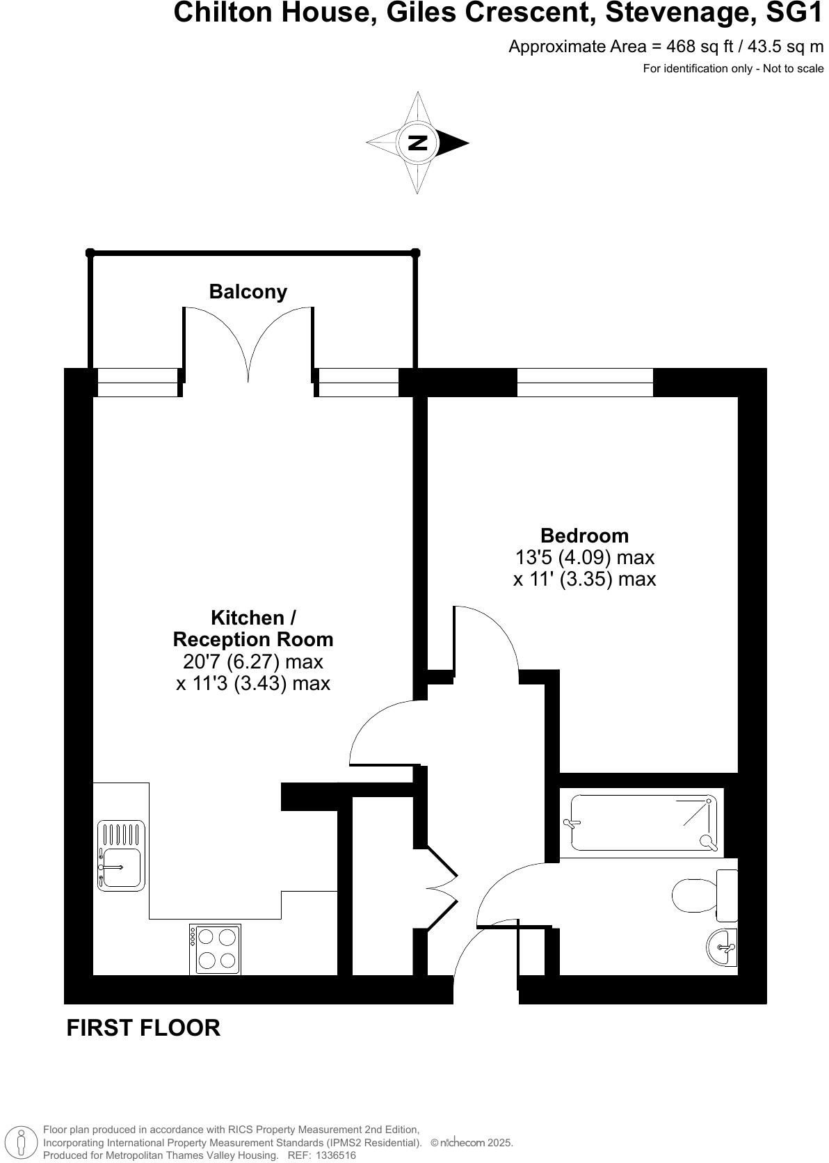 Chilton House, Stevenage, Hertfordshire, SG1 floorplan