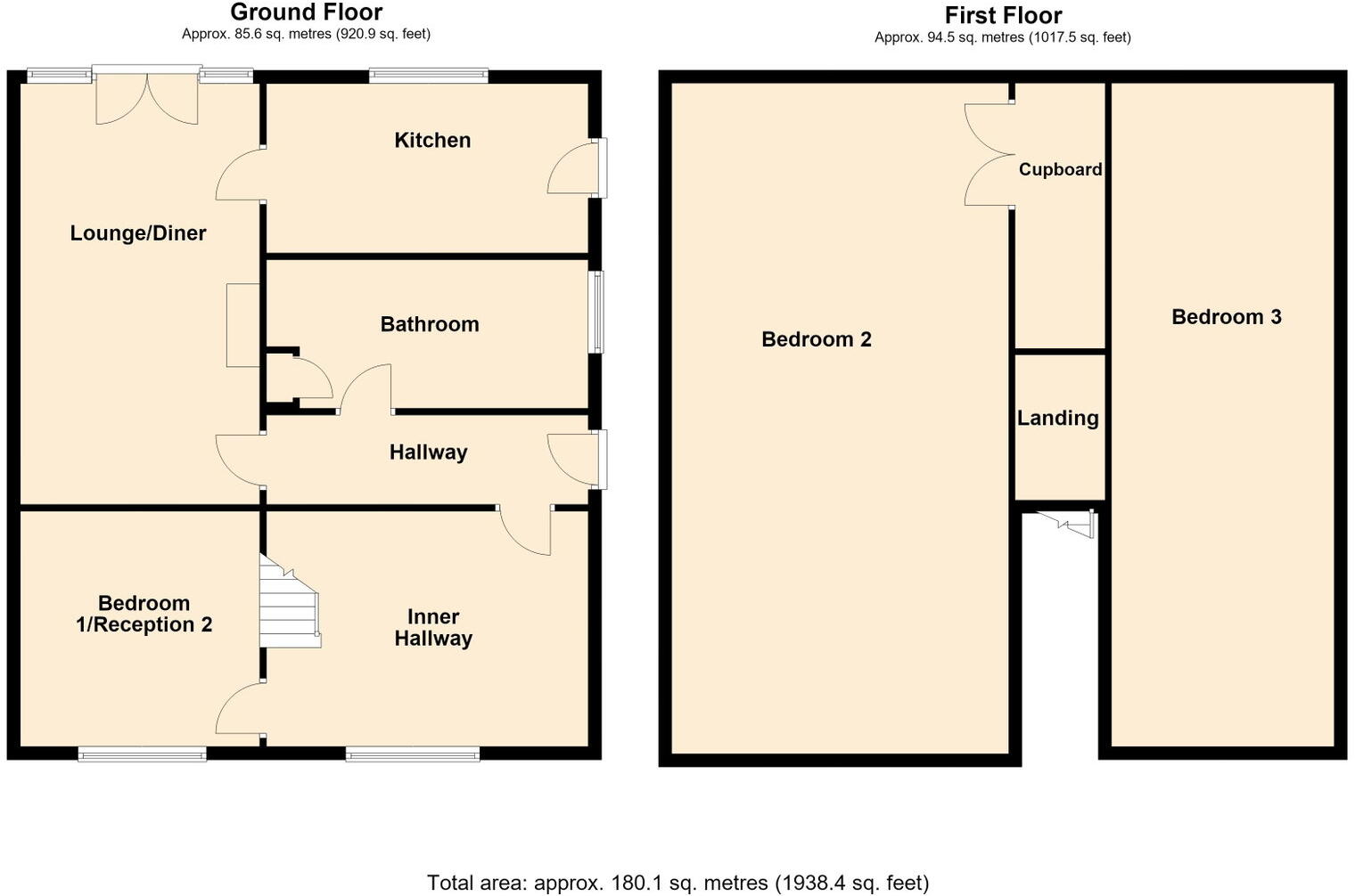 Renshaw Drive, Newhall, DE11 floorplan