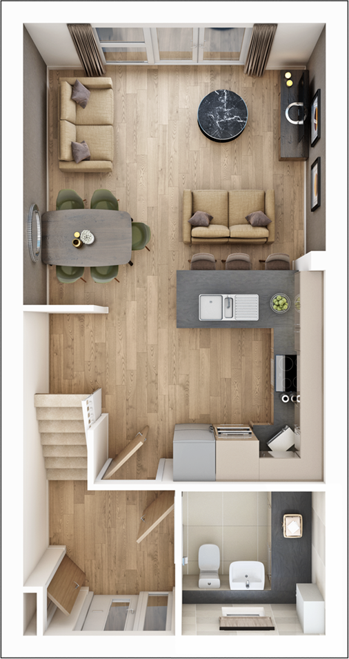 Station Road, 
Altofts, 
West Yorkshire,
WF6 2ND floorplan