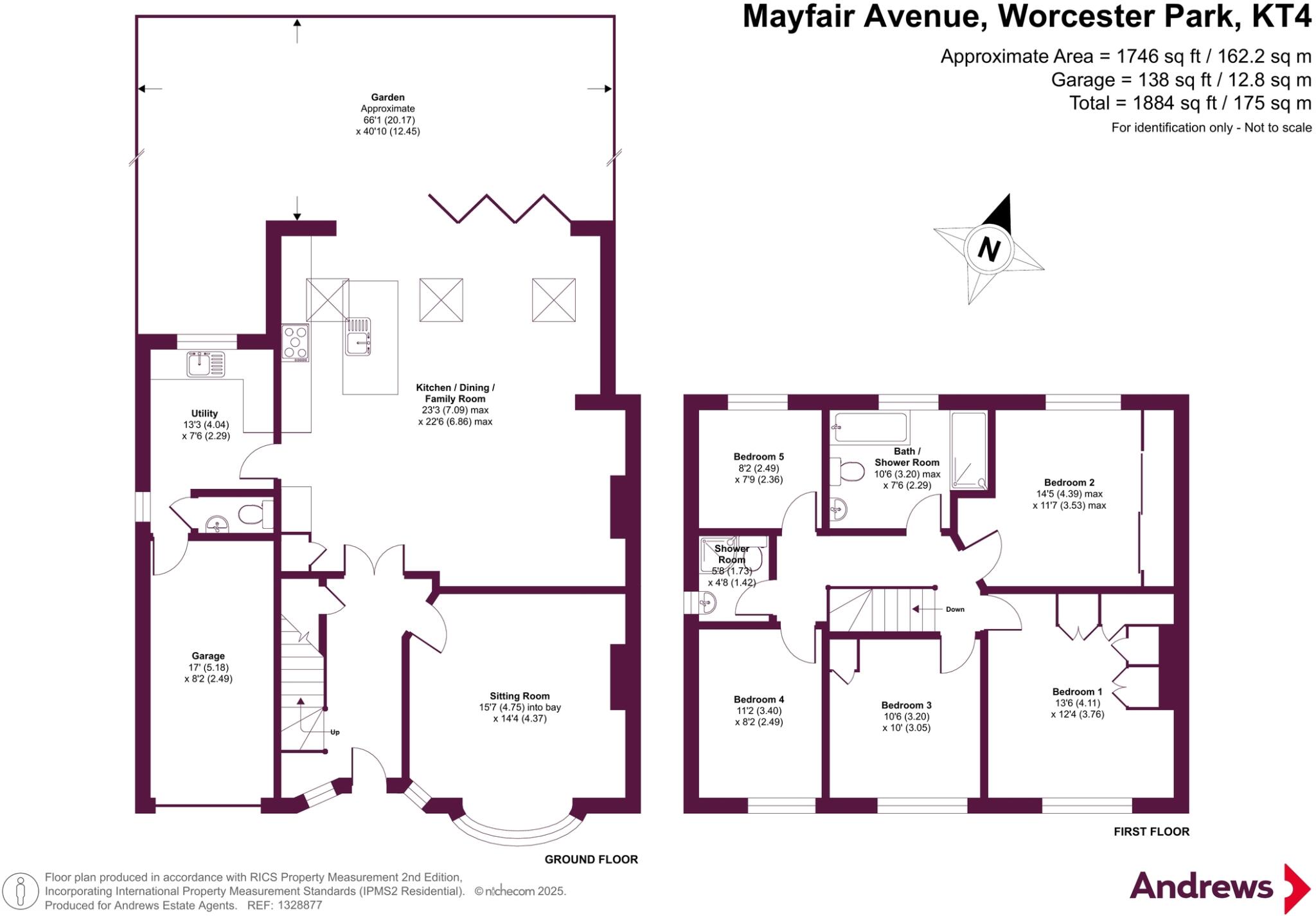 Mayfair Avenue, Worcester Park, KT4 floorplan