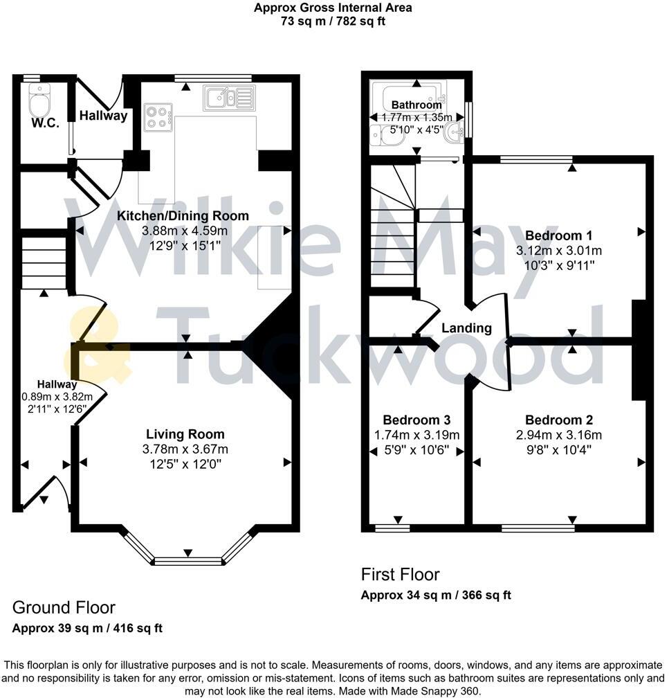 Quantock Road, Watchet floorplan