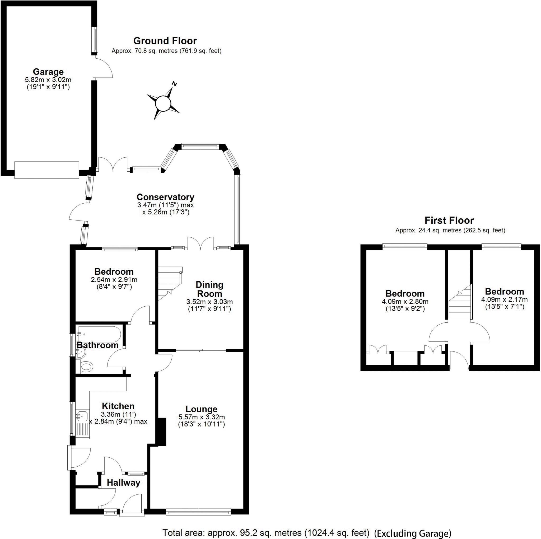 Collins Close, Broseley floorplan