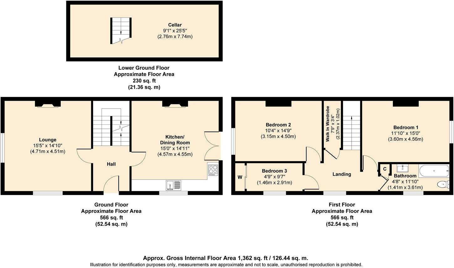 Towngate, Sowerby Bridge, HX6 floorplan