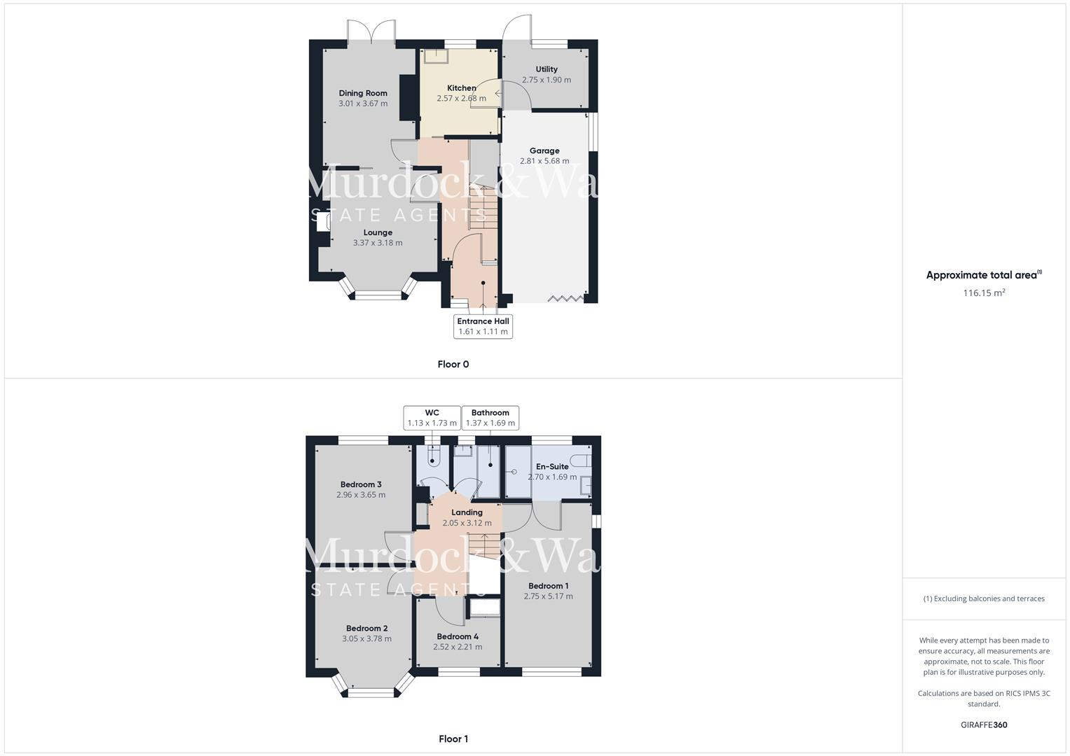 Richmond Gardens, Longlevens, Gloucester floorplan