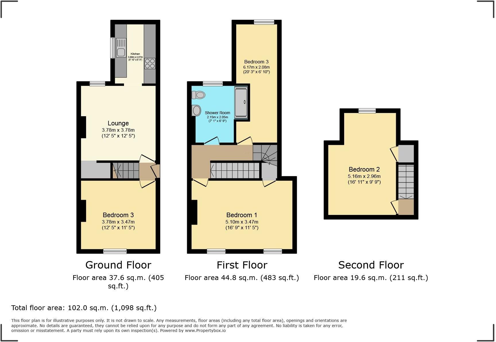136 Queens Road, City Centre floorplan
