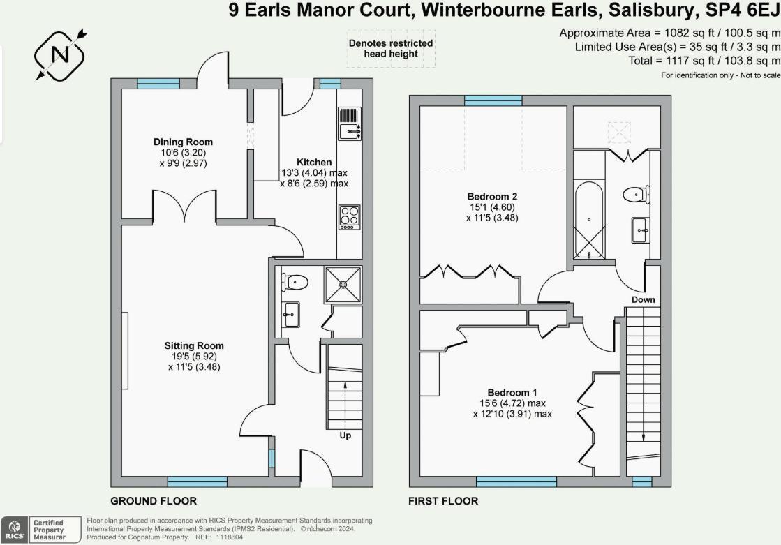 Earls Manor Court, Winterbourne Earls ***OVER 55's RETIREMENT PROPERTY*** floorplan