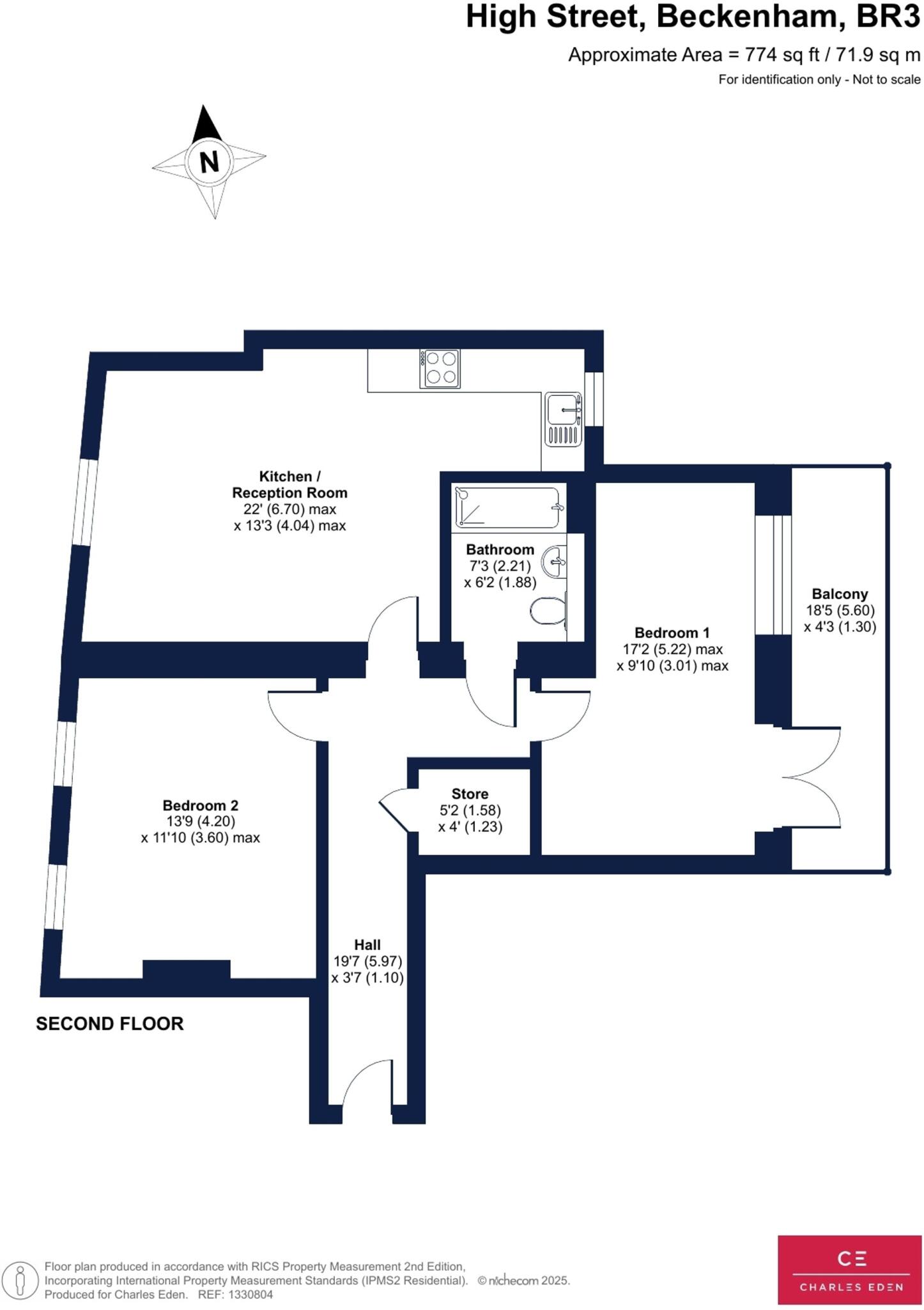High Street, Beckenham, BR3 floorplan