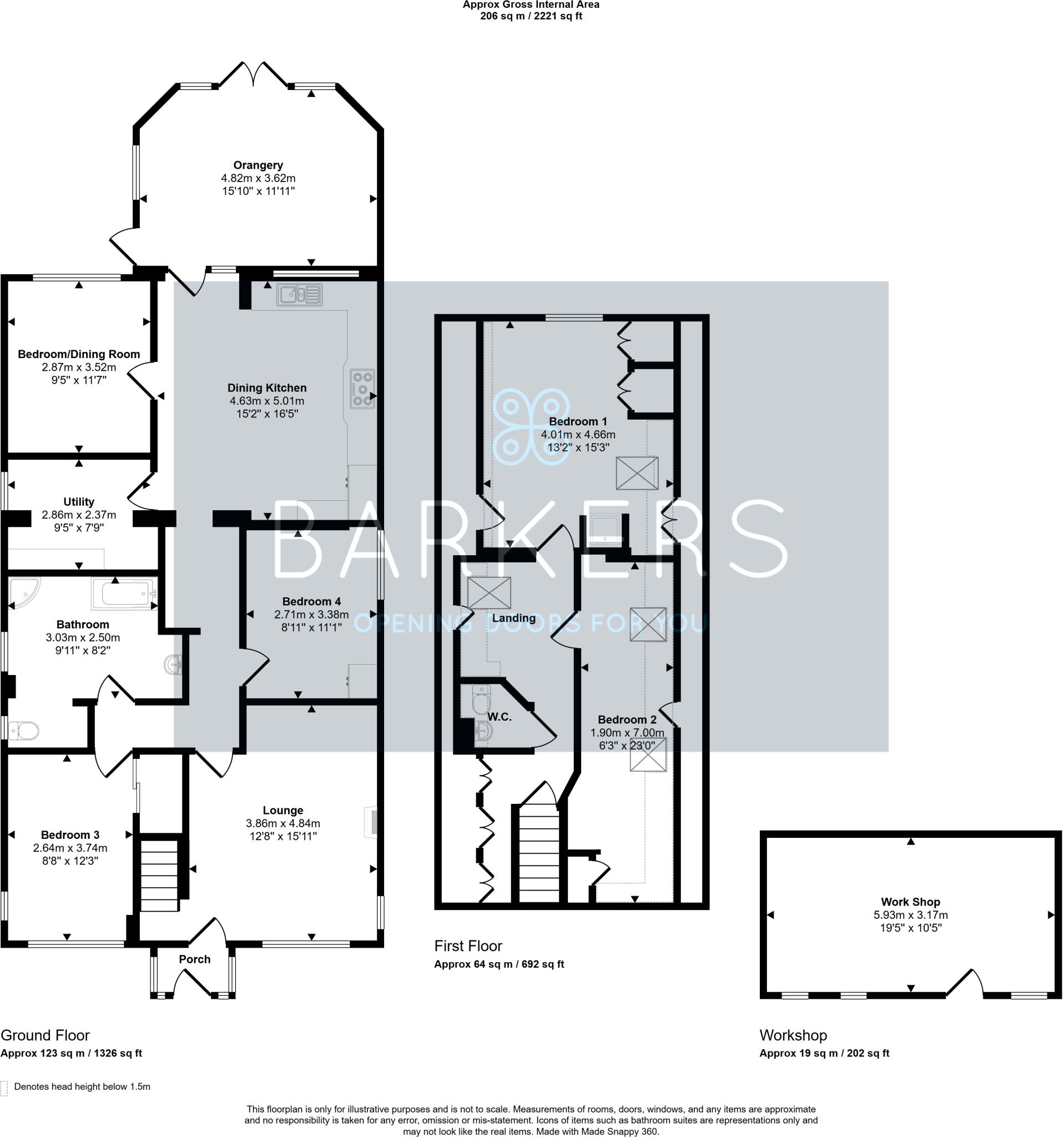 Bradford Road, East Bierley floorplan